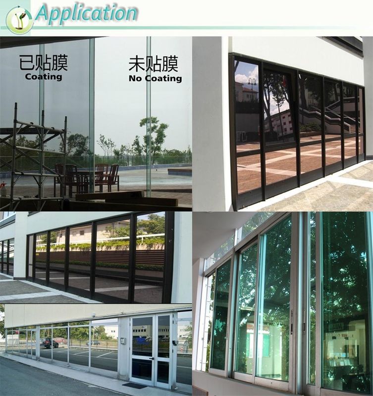 Customized PET Tinted Heat Control Window Film For House Glass Windows Protection